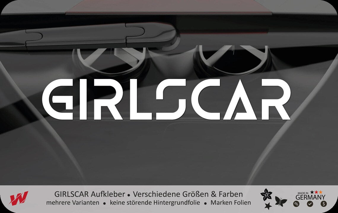 Car Sticker Tuning - Girlscar Car Girl-MySticker