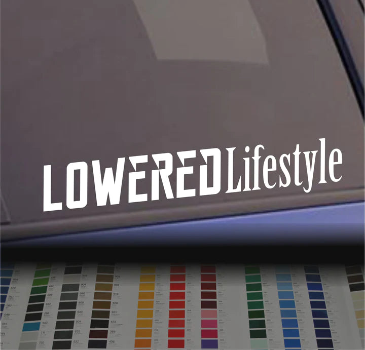 Lowered Lifestyle sticker