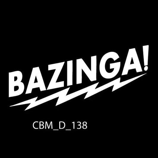 Bazinga Car Sticker-MySticker