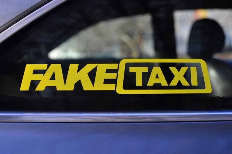 Fake taxi Decal | FakeTaxi car sticker | MySticker