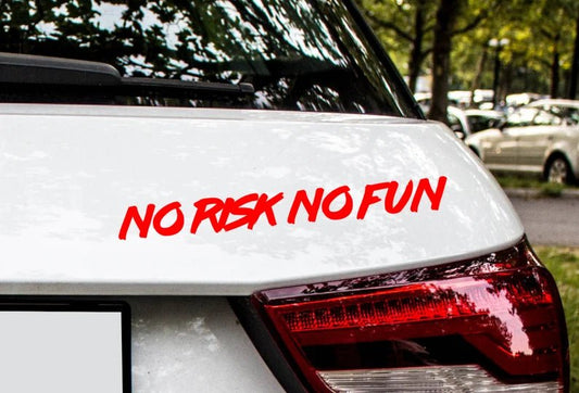 Car Sticker Tuning - No Risk No Fun Tuner-MySticker