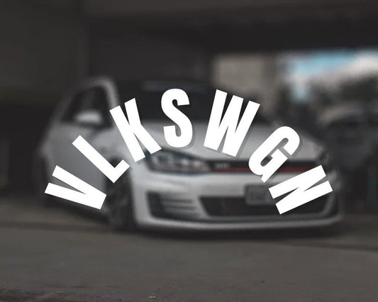 VLKSWGN Rear Wiper Window Sticker | Car Decal | MySticker