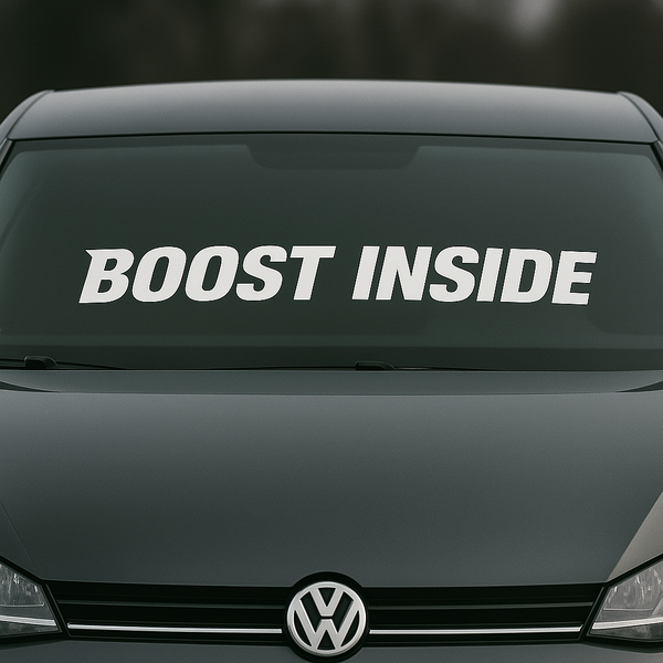 Boost Inside car sticker. – MySticker