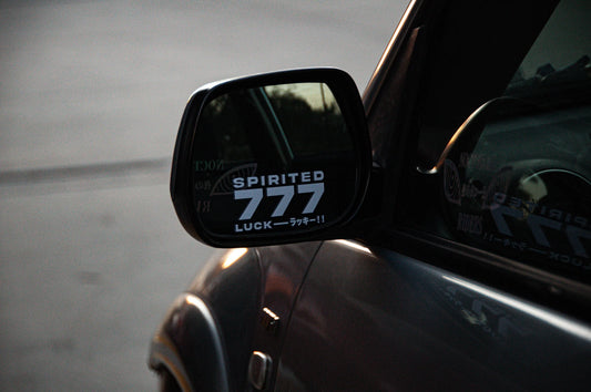 Spirited 777 – Car Sticker