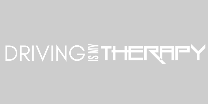 Driving Is My Therapy Decal lng