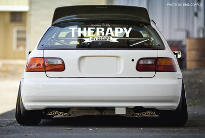 Driving Is My Therapy sticker car Decal