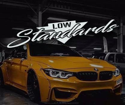 Low Standards - Car sticker