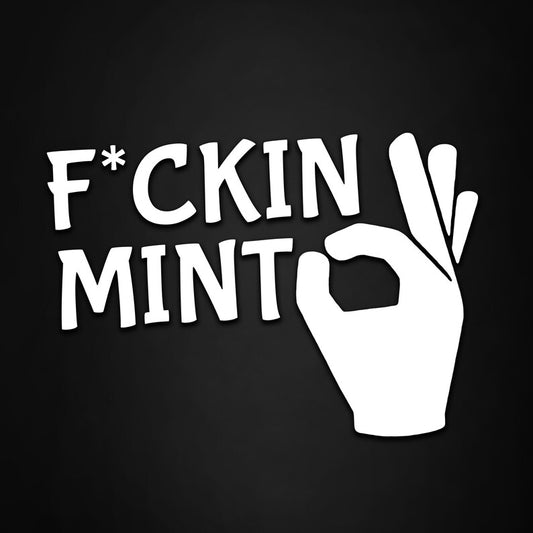 Censored Fucking FUCKIN MINT Funny Race Car Bumper Sticker Decal Window JDM Vinyl-MySticker