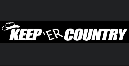 Car sticker Keep Er Country-MySticker