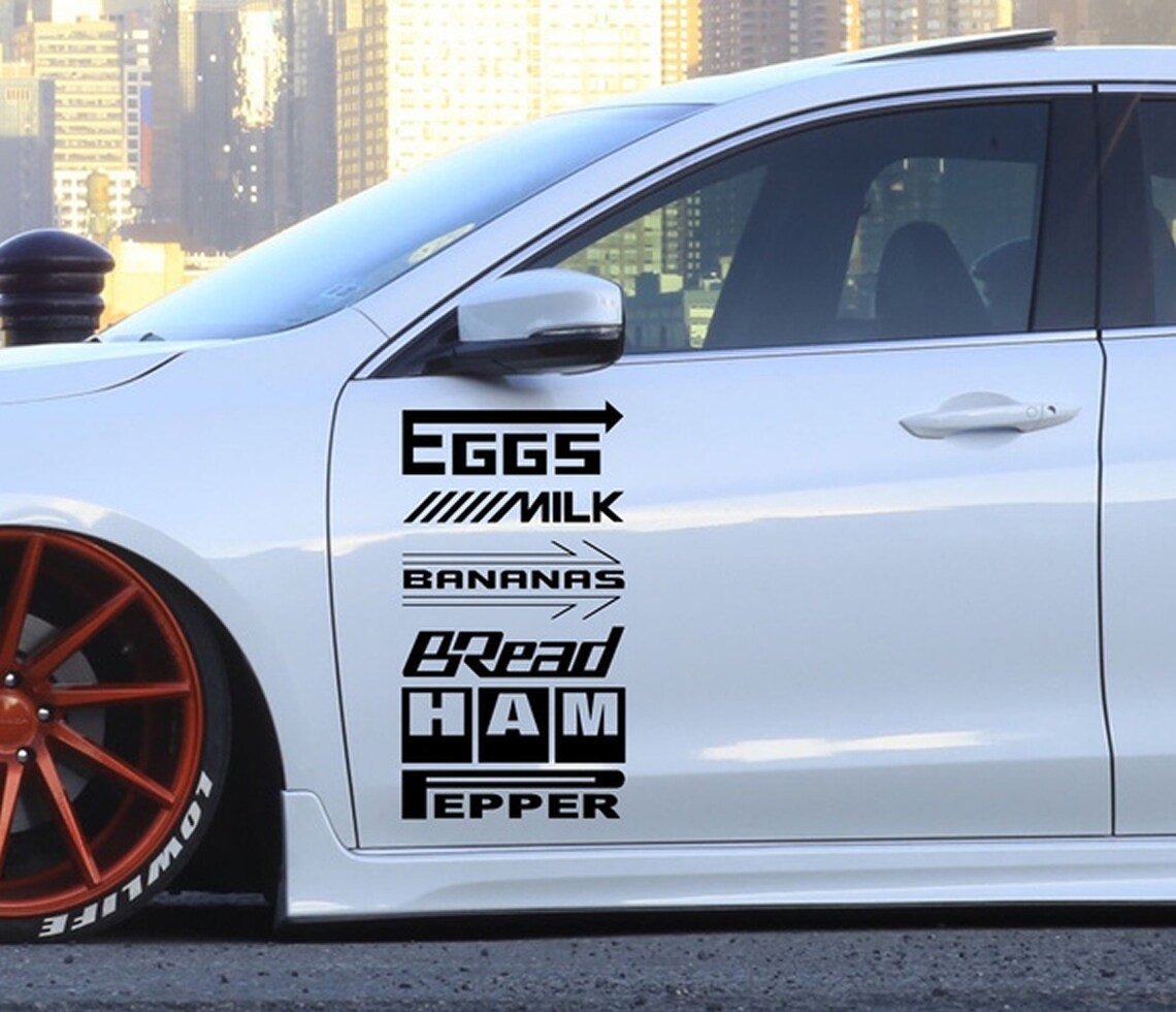 2x Car Sticker Motorsport Sponsors-MySticker