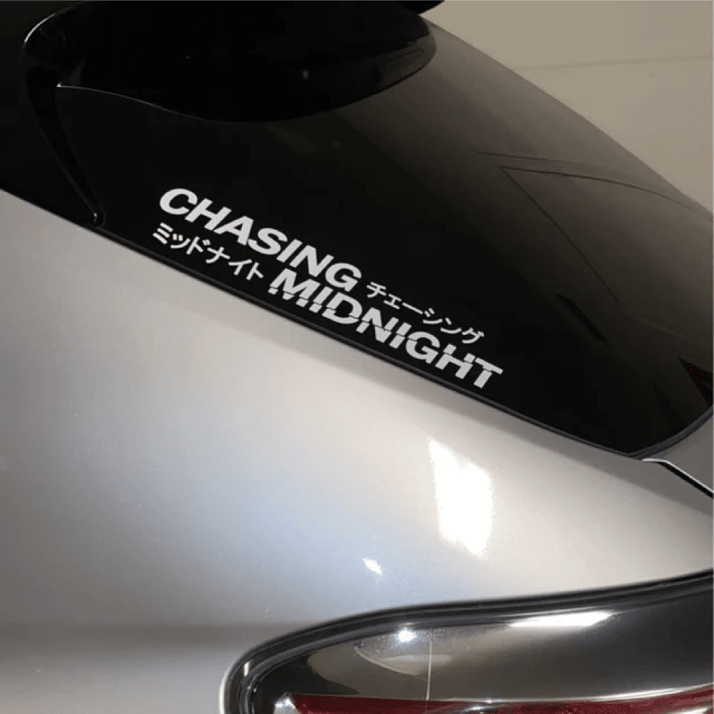 Chasing Midnight Car sticker. | MySticker