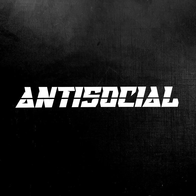 Antisocial / Decal Sticker-MySticker