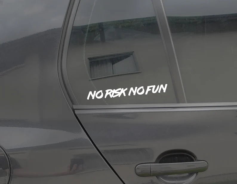 Car Sticker Tuning - No Risk No Fun Tuner-MySticker