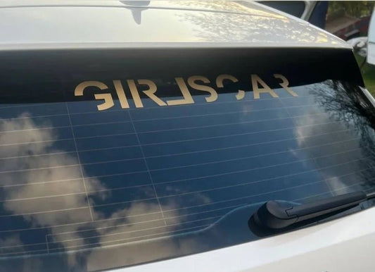 Car Sticker Tuning - Girlscar Car Girl-MySticker