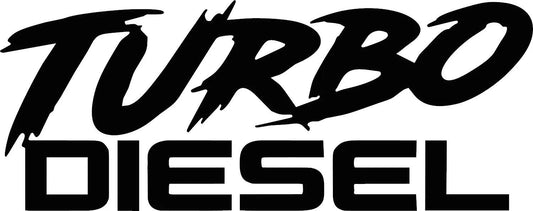 turbo diesel decal