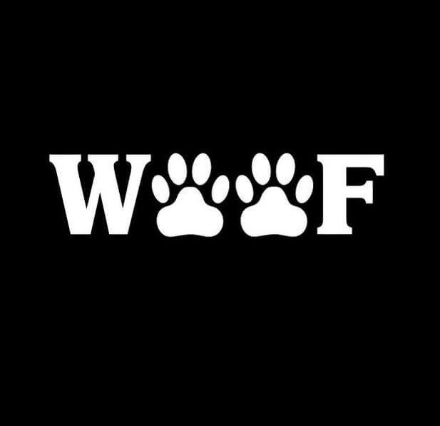Woof Sticker Decal – MySticker